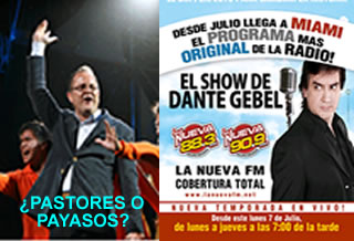 �Pastores o payasos?