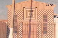 Iglesia de calle Las Mariposas - ao 1970
